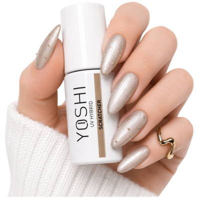 Yoshi Lakier Hybrydowy do paznokci Hybrid 925 Scratcher Cat Eye Kocie oko 6ml