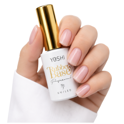 Yoshi Rubber Base No7 Lakier Hybrydowy baza kauczukowa do paznokci 10ml
