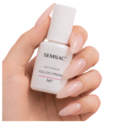 Klej do tipsów i cyrkonii klej do paznokci SEMILAC Nail Tip Glue 7g 