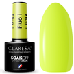 Claresa Lakier Hybrydowy do paznokci FLUO 1 neonowy żółty (1)