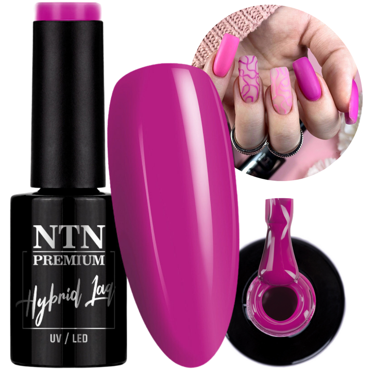 Ntn Premium Lakier hybrydowy  do paznokci 293 Viral colors (1)