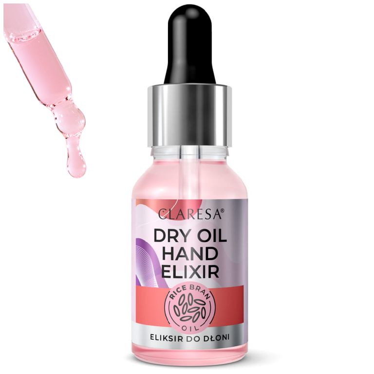 Claresa Elixir olejek do dłoni DRY OIL HAND ELIXIR nawilża i regeneruje 14g